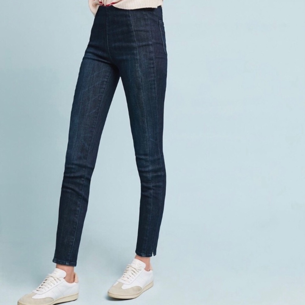 Pilcro Anthropologie high-rise denim leggings size 26